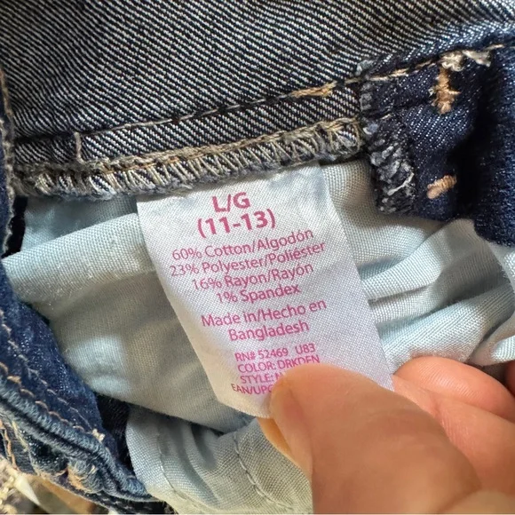 No Boundaries Overalls Womens Blue Denim Short‎ Jumpsuit Size L(11-13) - Picture 4 of 10